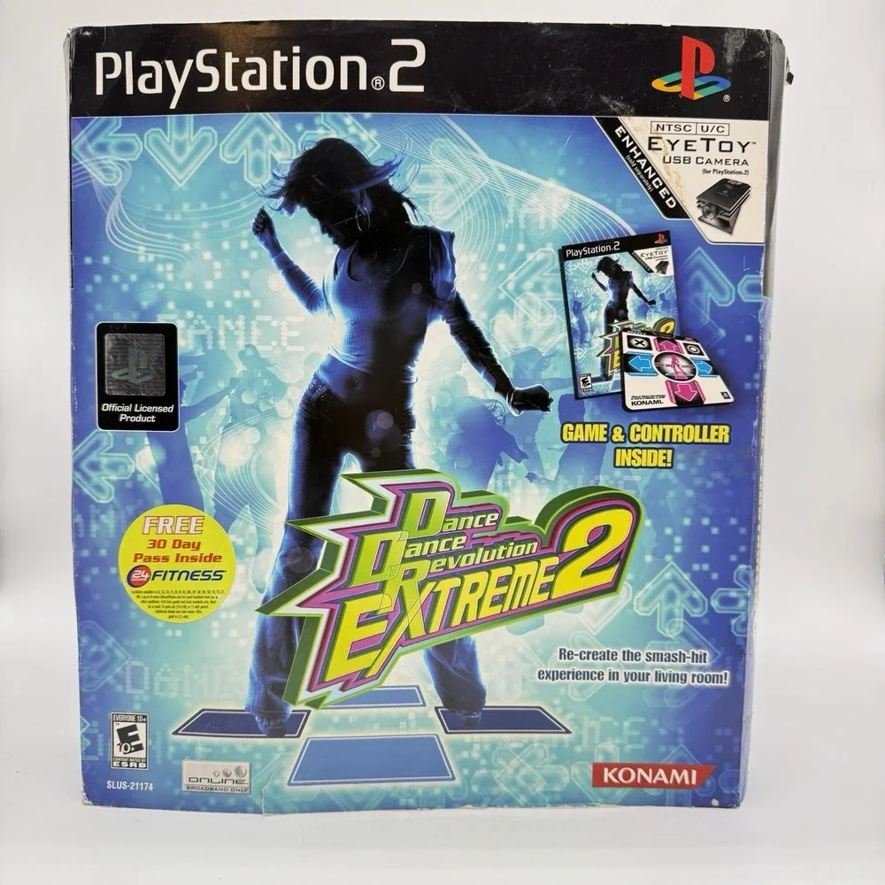 Sony PlayStation 2005 Dance Dance Revolution Extreme‎ 2 Dance Pad Sleeve Only